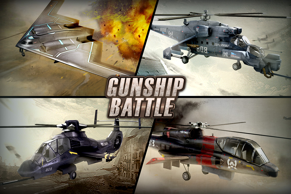 GUNSHIP BATTLE: Helicopter 3D store preview
